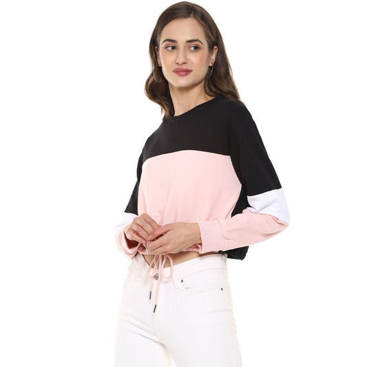 Campus Sutra Women's Cotton Sweatshirt